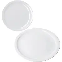 MamboCat 2er Set BIANCO große Pizzateller weiß 30,5cm - 162067