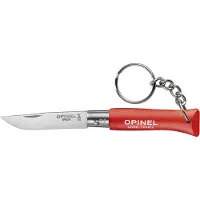 Opinel No. 04RV Keyring Taschenmesser, rot
