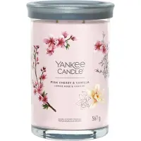 Yankee candle Tumbler-Kerze Signature Rosa Cherry & Vanille (rosa Kirschen und Vanille) – 567,0 g
