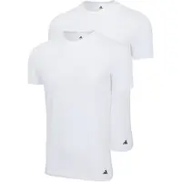 Adidas Underwear Herren T-Shirt, 2er Pack - Crew Neck Shirt, Active Flex Cotton, einfarbig