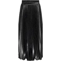 ONLY Faltenrock Lyon 15330727 Schwarz Regular Fit