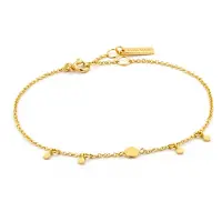 Ania Haie Damen-Armband GeometryDrop Discs 925er Silber Ania Haie Gold