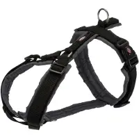 Trixie Premium Trekking Geschirr - schwarz/grafit - 32–38 cm/13 mm