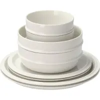 Zone Denmark Servies Eau Offwhite Porcelain (Set von 8)