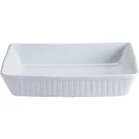 Mason Cash Classic Collection Fine White Stoneware 33cm Rectangular Roasting Baking & Serving Dish