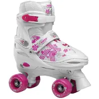 Roces Rollschuh Girls Quaddy 3.0 White Pink Mädchen-Schuhgröße 38 - 41