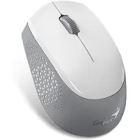 Genius myš NX-8000S BT/ duální Bluetooth + 2,4GHz/ 1200 dpi/ bezdrátová/ tichá/ bílošedá
