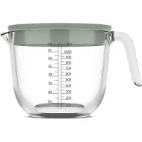 Mepal Messbecher Chef It Glas 1000 ml mit Deckel - Nordic sage