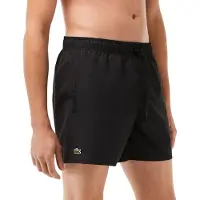 Lacoste - Herren Badeshorts - Swimshorts, Ba - Größe 3XL - schwarz