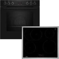 NEFF EX4PIB0, Zonen-Induktionskochfeld, 4 Zone(n), Glaskeramik, Schwarz, Berührung, 58,3 cm