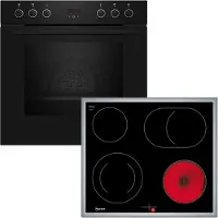 NEFF E1CCD2AK3 + M16SRF0L0, Keramik, 4 Zone(n), Glaskeramik, Schwarz, Berührung, 58,3 cm