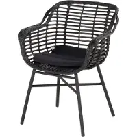 Hartman Cecilia Dining Stuhl Aluminium/Geflecht ohne Kissen
