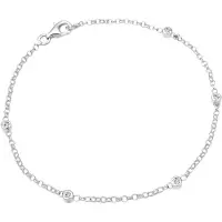 Elli Armband Klassisch Kristalle 925 Sterling Silber Elli Silber