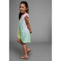 Kidsworld Jerseykleid "in Regenbogenfarben" kniefreie Länge, weit ausgestellter Schnitt, aus Baumwolle