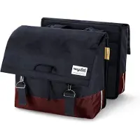 URBAN PROOF Recycelte Doppelpacktasche 40 Liter - Burgunderrot/Grau