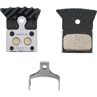 Shimano Metallischer Bremsbelagsatz mit Kühlrippen L04C