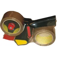 Hager 3M Abroller mit Verpackungsband braun