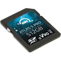 OWC Atlas S Pro SDXC UHS-II V90 Media Card 512GB