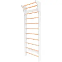 FitWood of Scandinavia Sprossenwand "Taimi", Weiß mit Birke