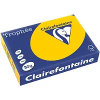 Clairefontaine Sonnenblumengelb A4 Farbiges Papier 160 g/m² (250 Blatt)