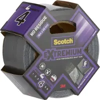 3M Extremium No Residue Hochleistungs-Gewebeklebeband, 18,2 m x 48 mm, 1 Rolle/Pake