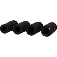 Ks Tools 460.4510, Steckschlüssel-Satz, 3/4", 4 Kopf/Köpfe, Stahl, DIN 3121, ISO 1174, 2,39 kg