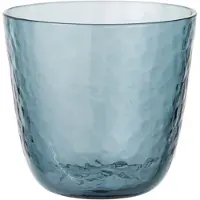 Broste Copenhagen Gehämmerte Gläser blau 12er Set