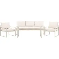 Ebuy24 Venture Design Sofa-Set Catania Beige