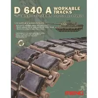 Meng Model D 640 A Workable Tracks for Leopard 1 Fa