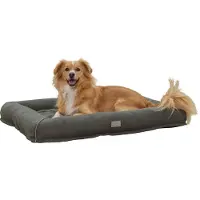 Kerbl Pet Kuschelbett Jerome, dunkelgrün, 110x90x10 cm