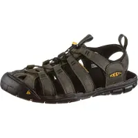 Keen Clearwater Leather CNX, Männlich, Erwachsener, Schwarz, Einfarbig, 4 mm, Gummi