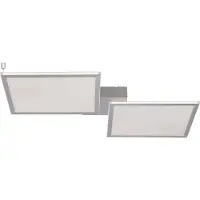Q-Smart LED Deckenleuchte Q-Rosa in Silber tunable white inkl. Fernbedienung 510 x 955 mm