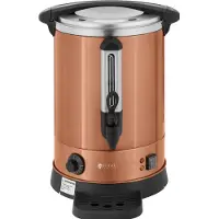 Royal Catering Doppelwandiger Warmwasserbereiter mit Abtropffläche 13,5 L 2500 W orange