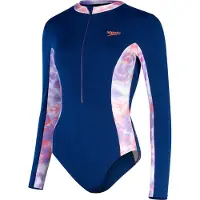 Speedo Long Sleeve Panel Badeanzug