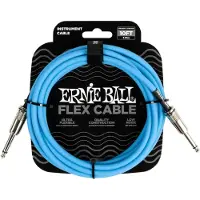 Ernie Ball Flex Instrument Cable Straight/Straight Blau 3 m Gerade Klinke - Gerade Klinke