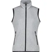 CMP - Women's Vest Jacquard Knitted - Fleeceweste Gr 40 grau