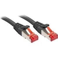 Lindy Cat6 S/FTP 0.3m Netzwerkkabel Schwarz 0,3 m S/FTP (S-STP)