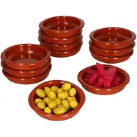 MamboCat 12er Set Cazuela mit Griffen Ton-Schale Bernd Ø 10,5cm Größe XS Mittelalter Wikinger