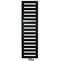 Zehnder Design-Heizkörper Metropolitan Bar MEP-080-060, 805x39x600 mm, RAL 9016, Bad- und Handtuchheizkörper mit 4 Anschlüssen, Pulverlackierung