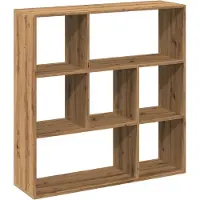 vidaXL Raumteiler Bücherregal Standregal Büroregal Aktenregal Artisan-Eiche