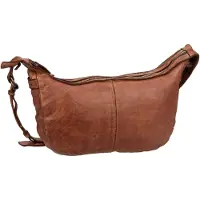 Harold's Leder Schultertasche Submarine Pouch Twin Cognac braun