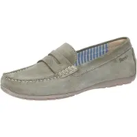 Sioux 40956 CARMONA-700, Slipper & Mokassin in Grün für Damen, Größe 40,5