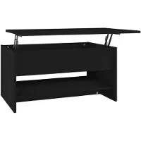 vidaXL Couchtisch Schwarz 80x50x40 cm Holzwerkstoff