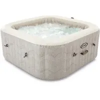 Intex Carrée Chevron Deluxe 28446EX - Ø173x71 cm - Whirlpool Spa