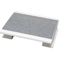 MAUL Fußstütze MAULpro 45 x 39 cm Nadelfilz höhenverstellbar weiß
