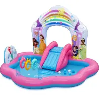 Bestway Billard spielen m. Zubehör - 221 x 193 cm - Disney Princ - - One Size - Planschbecken
