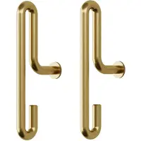 MOEBE - Wall Hook small, matt gold (2er-Set)