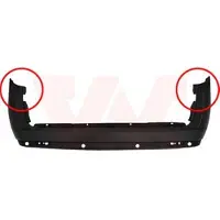 VAN WEZEL Stoßfänger ** Equipart 3706541 hinten für Opel