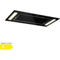 Klarstein Dunstabzugshaube, Leiser Dunstabzug, Dunstabzugshaube Unterbau, Dunstabzugshaube mit Filter, Dunstabzugshaube Einbau, Abzugshaube 90cm, 230W, 620 m³/h, Abluft/Umluft Dunstabzugshaube Schwarz