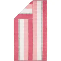 Cawö Duschtuch Noblesse Stripes Altrosa (80 x 150 cm)